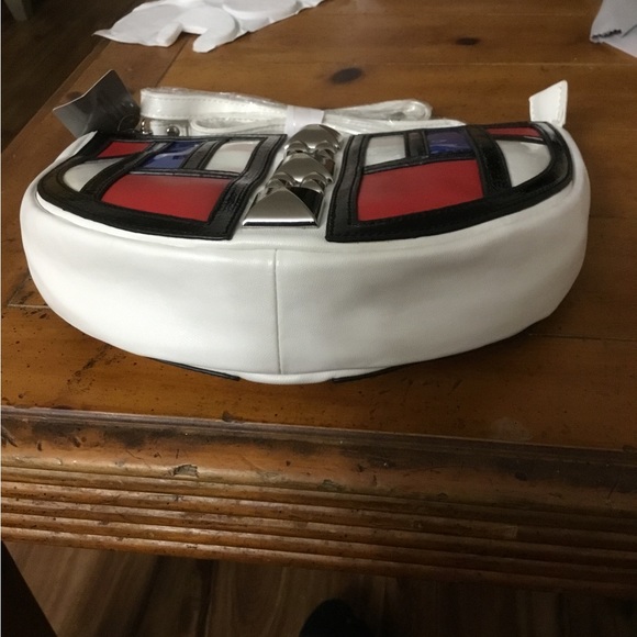 Original by Sharif 1827 White Leather Bag New with tags - Picture 5 of 11